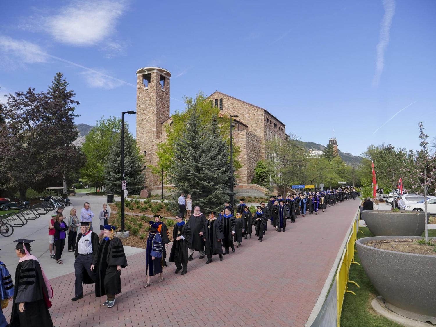 commencement procession