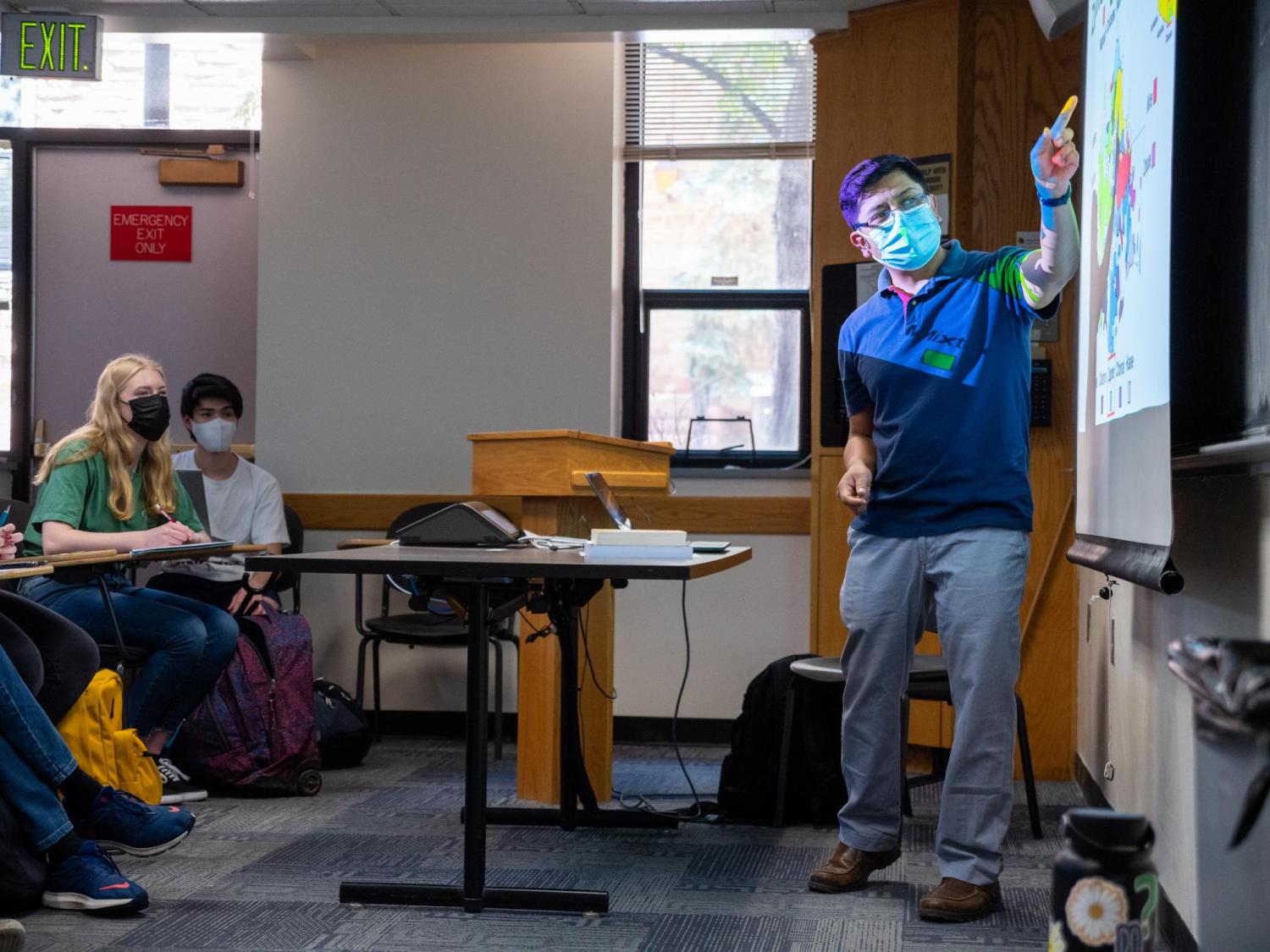 Instructor in classroom