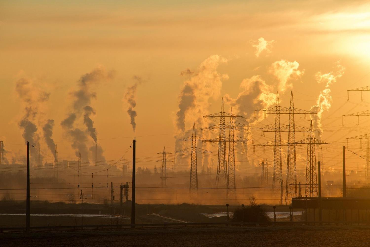 Stock photo of air pollution