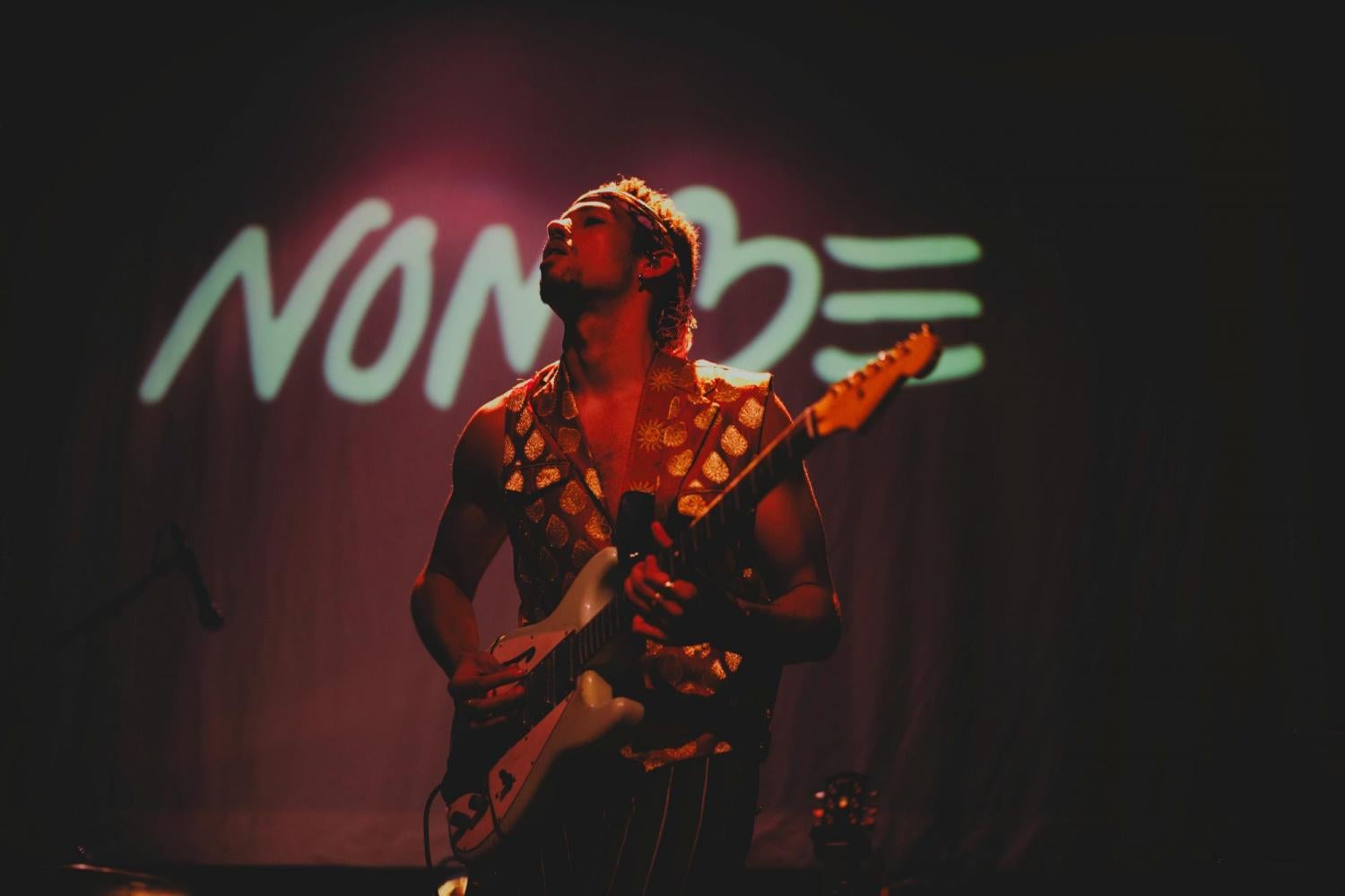 R&B singer NoMBe on stage