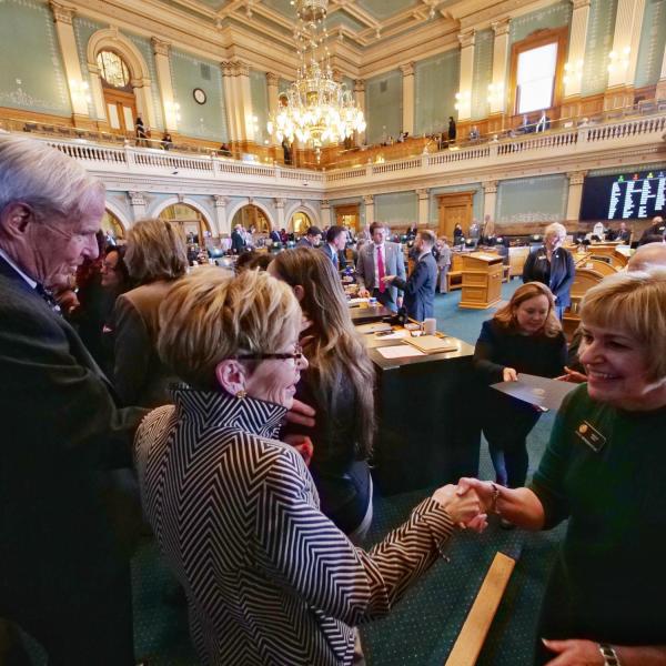 Scenes from CU Advocacy Day at the Capitol 2019. Photo by Glenn Asakawa.