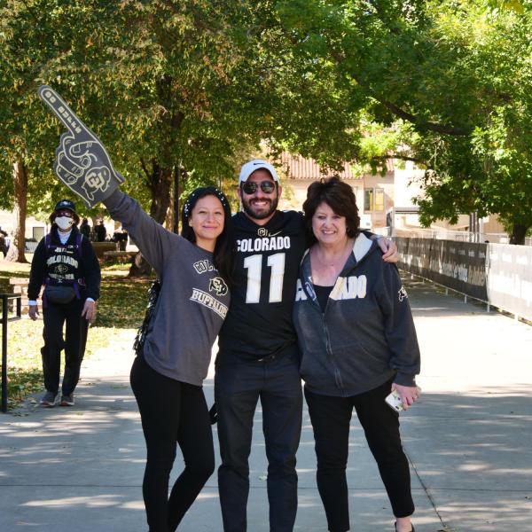 Family Weekend at CU Boulder on October 16, 2021. (Photo by Glenn Asakawa/University of Colorado)