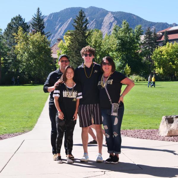 Family Weekend at CU Boulder on October 16, 2021. (Photo by Glenn Asakawa/University of Colorado)