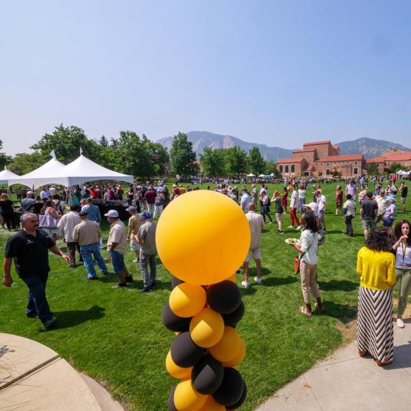 Buffs Back Together faculty and staff appreciation event at CU Boulder.