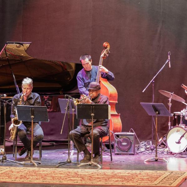 The CU Faculty Jazz ensemble perform. (Glenn J. Asakawa/University of Colorado)