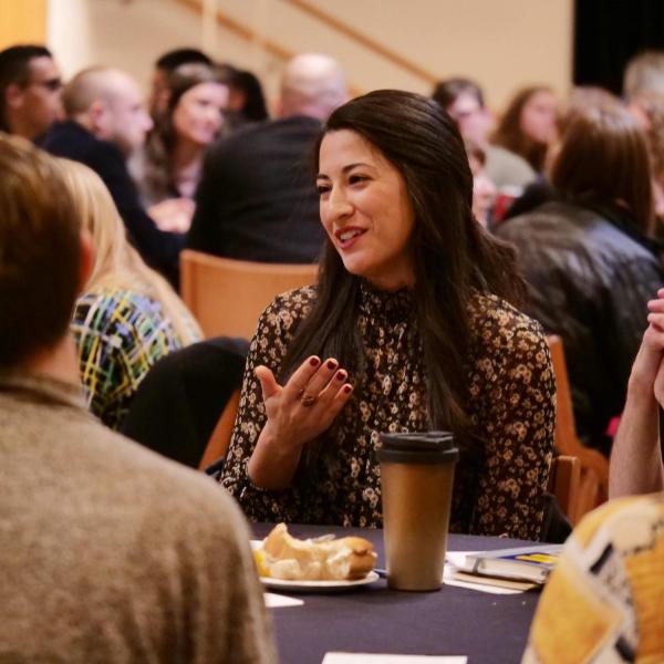 The “Leadership Unplugged: Building Trust, Dismantling Bias” session at the 2019 Diversity and Inclusion Summit at CU Boulder. (Photo by Casey A. Cass/University of Colorado)
