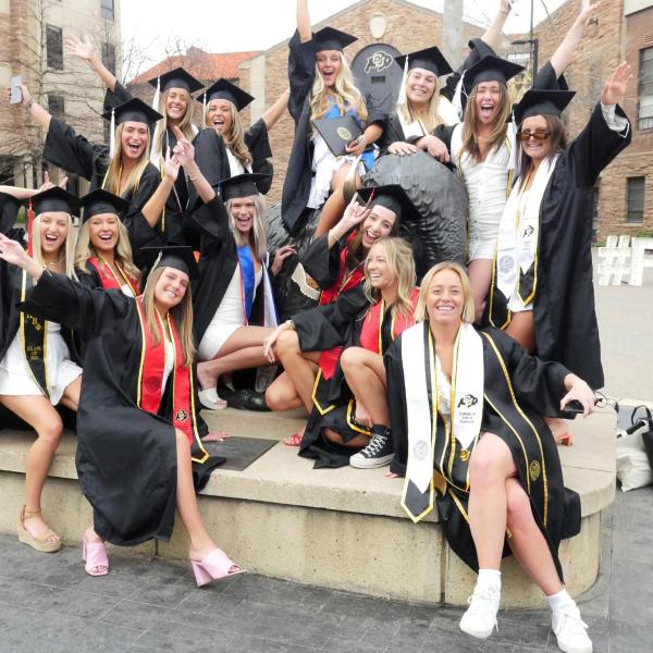 2021 Graduation Appreciation Days photo-ops in and around Folsom Field at CU Boulder. (Photo by Casey A. Cass/University of Colorado)