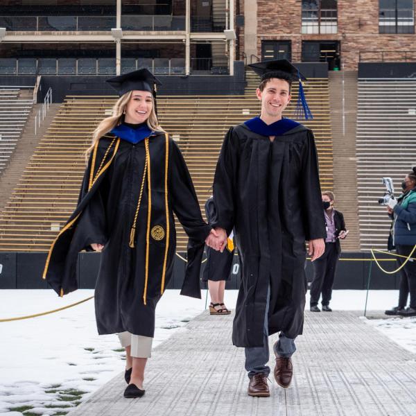 Graduation Appreciation Days photo-ops in and around Folsom Field at CU Boulder. (Photo by Patrick Campbell/University of Colorado)