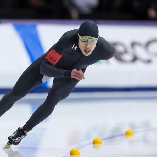 U.S. speed skater Brian Hansen