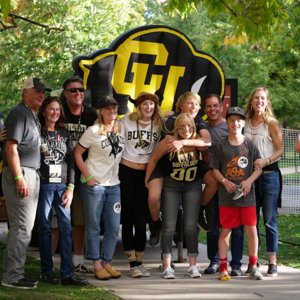 Tailgating during Family Weekend 2017