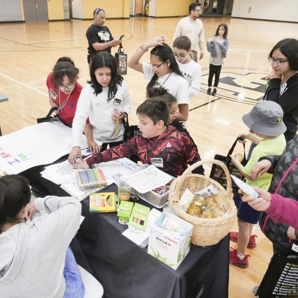 Staff Council hosted Campus Kids Day at the Recreation Center. (Photo by Casey A. Cass/University of Colorado)