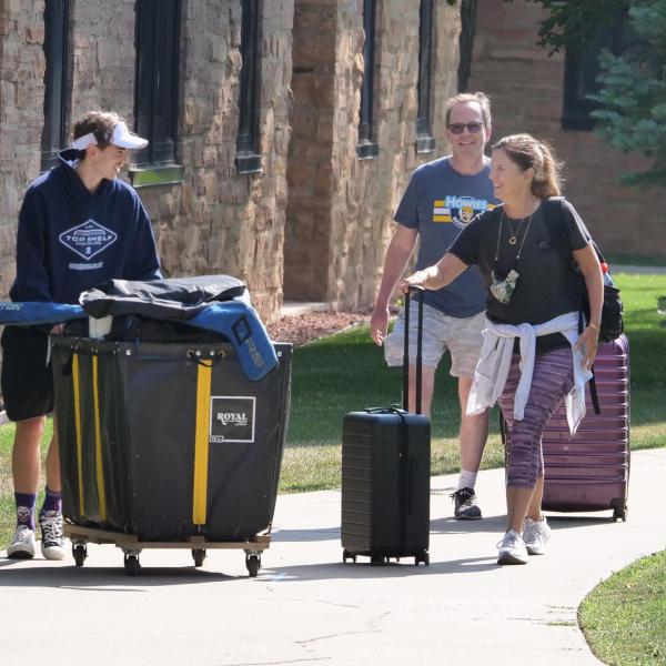 The 2021 Fall Move-In week at CU Boulder. (Photo by Casey A. Cass/University of Colorado)