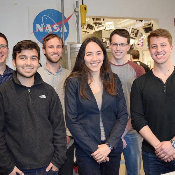 CU Boulder engineering students named one of five finalists in the NASA BIG Idea Challenge with their Mars Autonomous and Foldable Solar Array, or MAFSA. Photo by @CUEngineering.