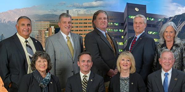 Group photo of CU Board of Regents