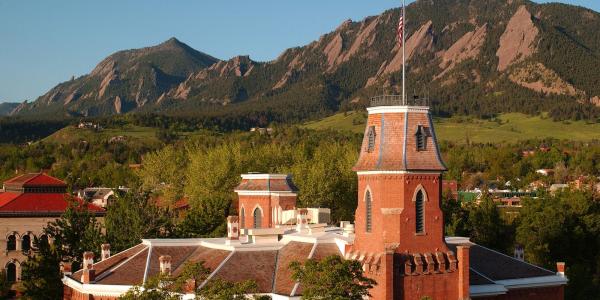 Old Main during spring