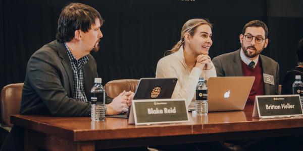 Panelists debate the future of technology at the Silicon Flatirons 2020 conference.