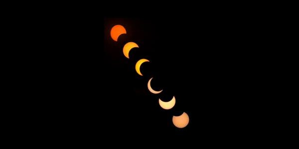 Solar eclipse image taken by Doug Duncan