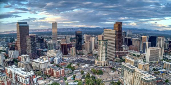 Denver city skyline