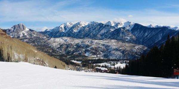 snowy mountains