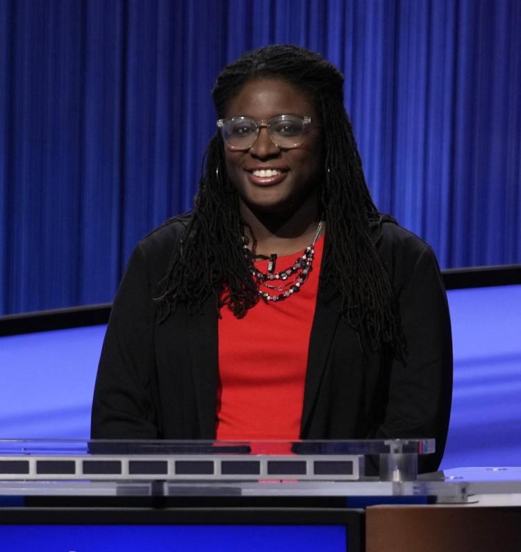 Ashleigh Lawrence-Sanders on Jeopardy!