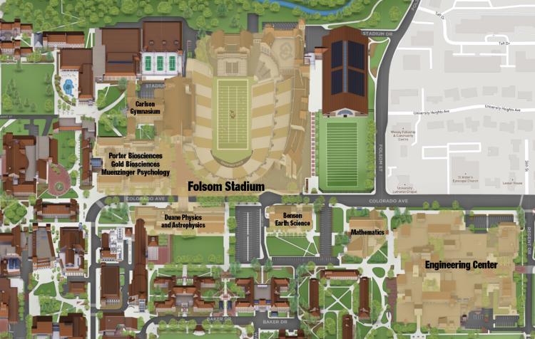 Folsom Field area