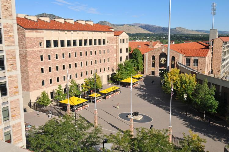 Folsom Field plaza