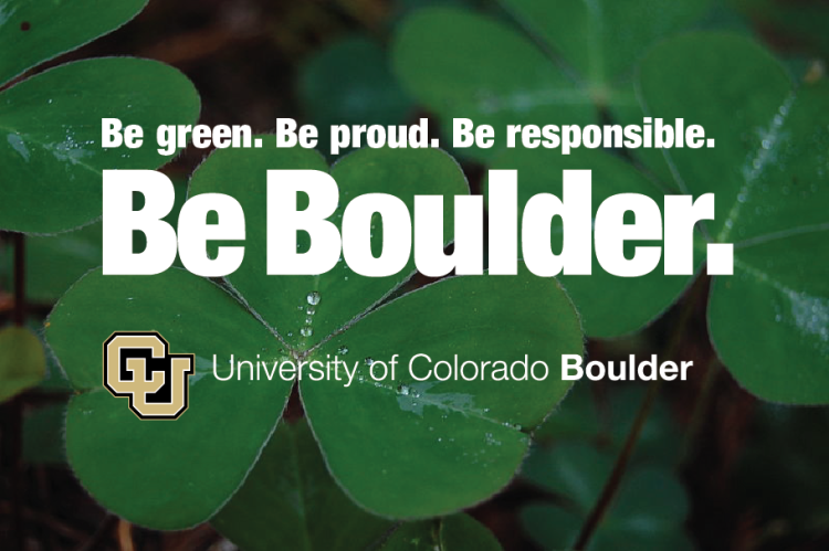 Be green. Be Proud. Be Responsible