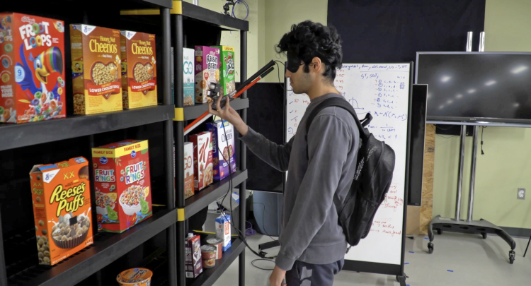 Smart' walking stick could help visually impaired with groceries
