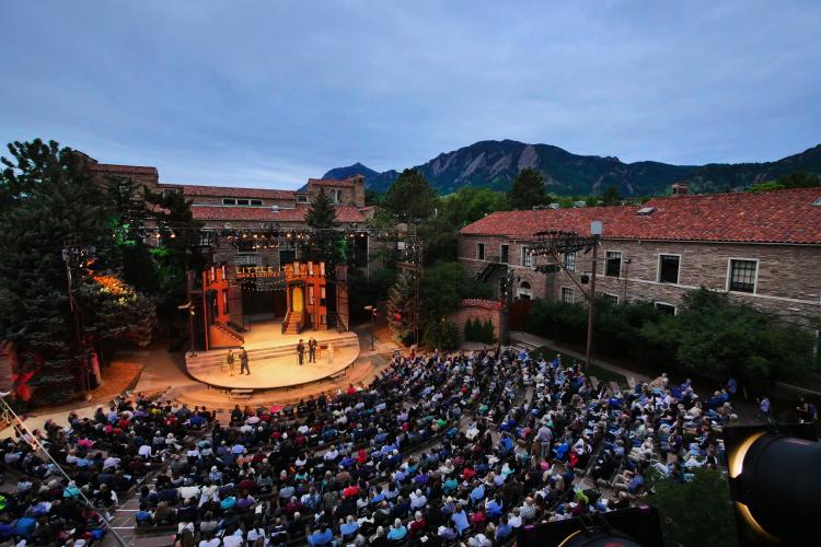 Colorado Shakespeare Festival play at the Mary Rippon outdoor theater