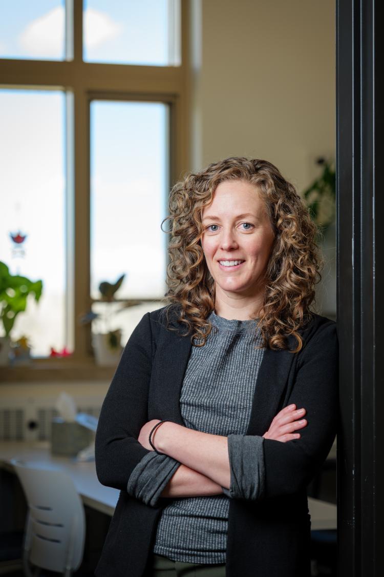 Jennifer Hill in her office