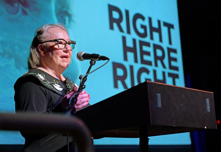 Sheila Watt-Cloutier gives keynote remarks
