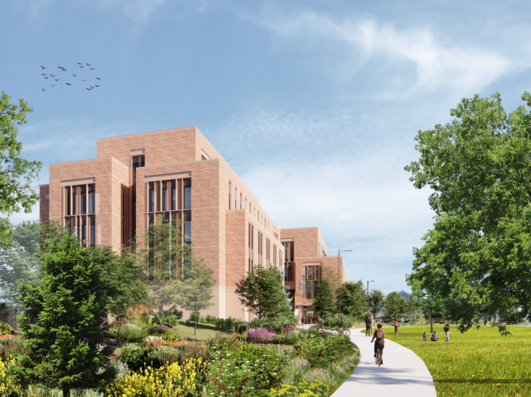 artist's rendering of the new CHAP facility