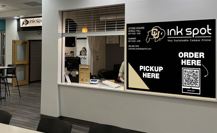Ink Spot print center inside the UMC