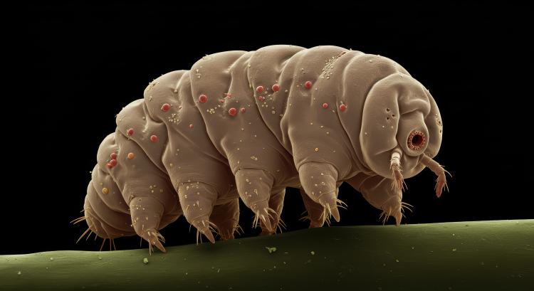 An AI rendering of a tardigrade, or water bear