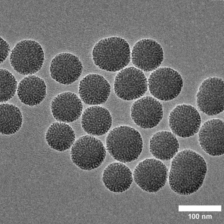 Microscopic round particles