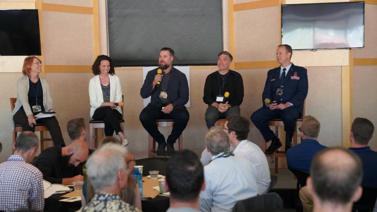 panel discussion members at summit