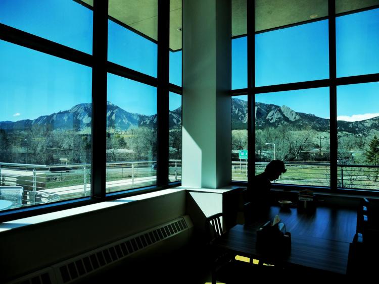 Friday lunch views at Village Center. Photo by Glenn Asakawa.