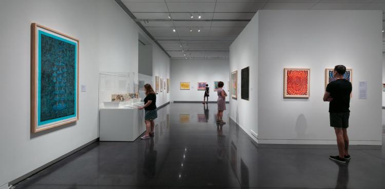 Onward and Upward installation at the CU Art Museum