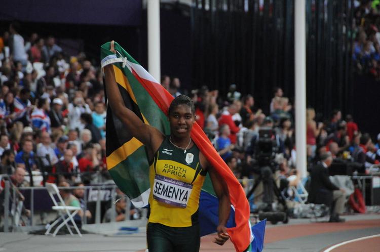 Caster Semenya at the 2012 London Olympics
