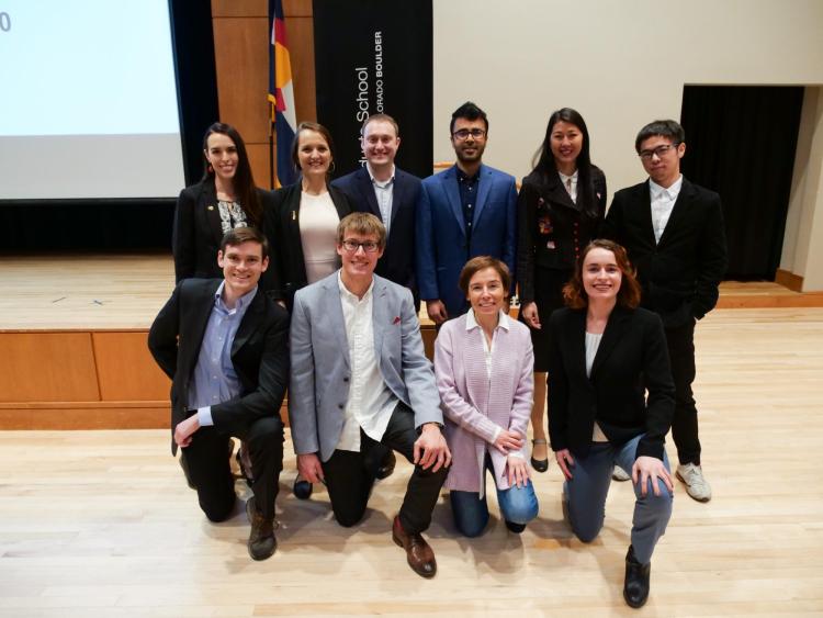 10 competition finalists pose for group photo