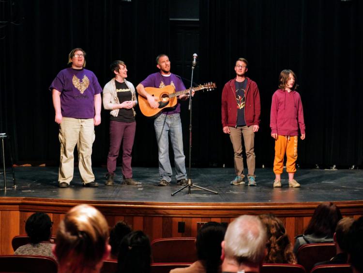 Phoenix, Colorado's Trans Community Choir, performs "We are the Rising Sun." Photo by Glenn Asakawa.