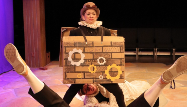 Saltis performs as Snout the Tinker in Popular Mechanicals