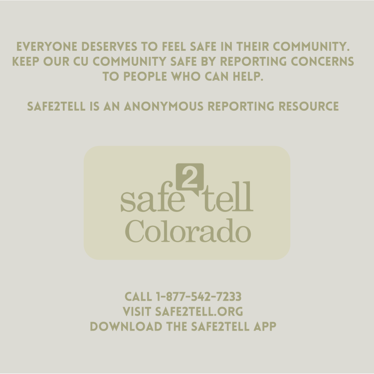 Safe2Tell sample graphics for Instagram campaign
