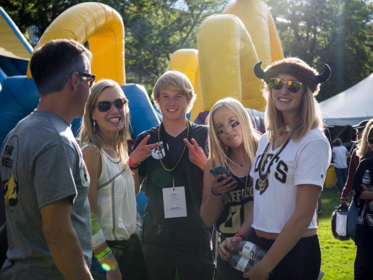 Buff family enjoys Family Weekend activities in 2017