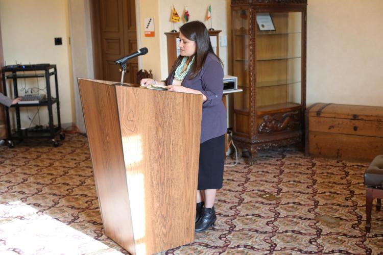 A reading celebrating CU Boulder's favorite poems: Carla L. Ho-a, associate vice chancellor of finance and business strategy