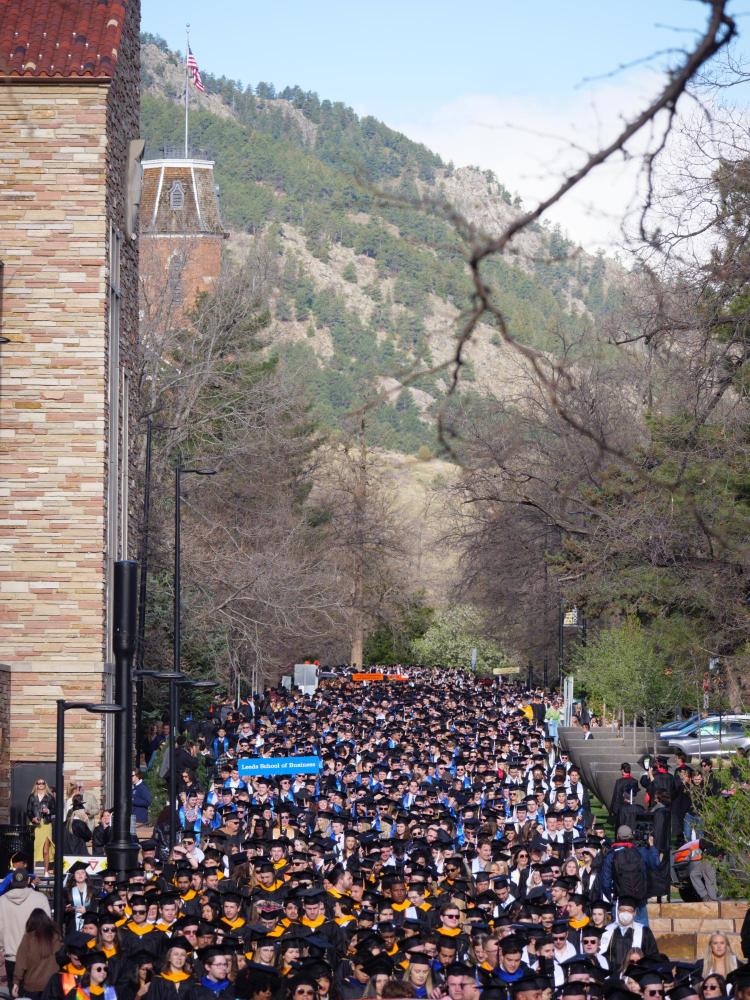 2022 commencement procession