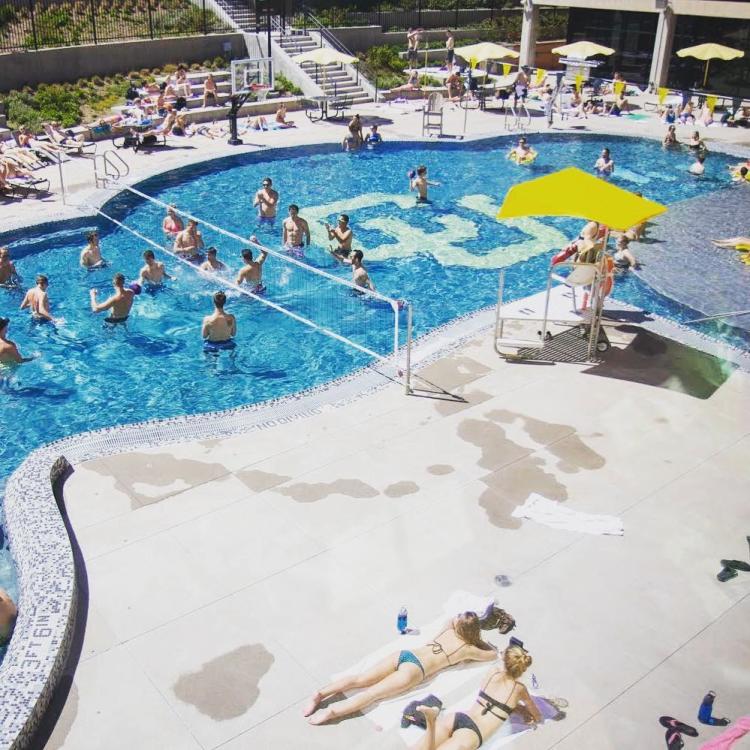 From @cuboulderrec Instagram | With the sun coming back, it means that it’s time to re-open the Buff pool!