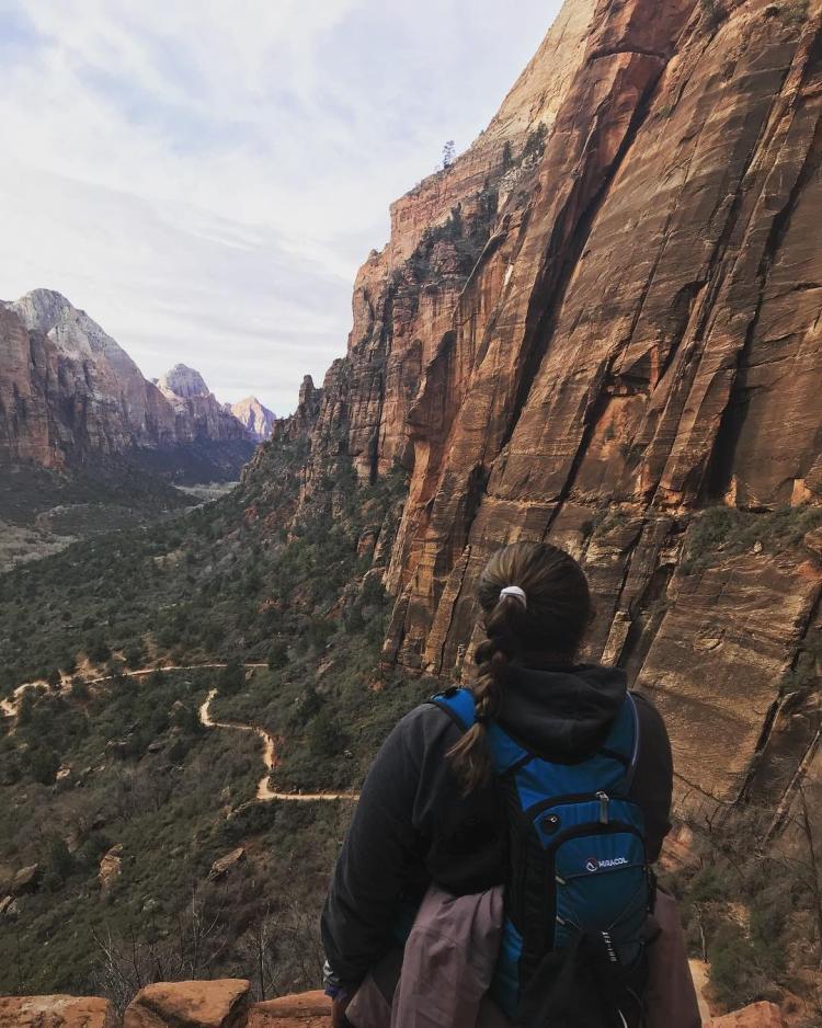 From @marisapachec Instagram | Angels Landing, Zion National Park