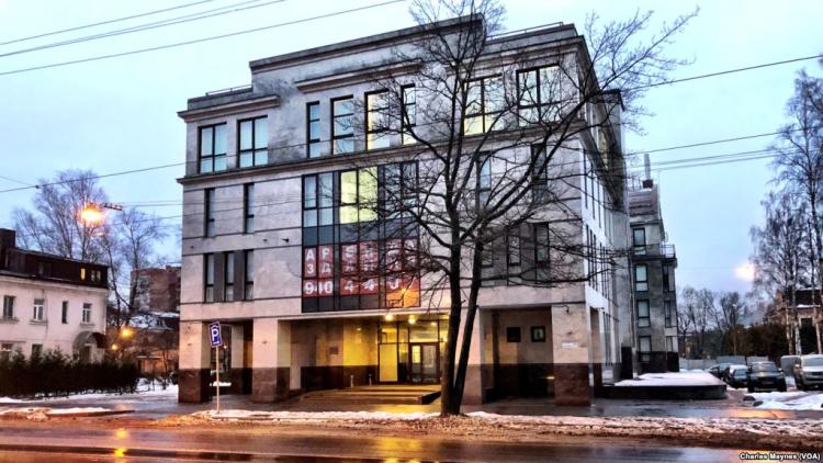A building in St. Petersburg, Russia, that once housed the offices of the Internet Research Agency.