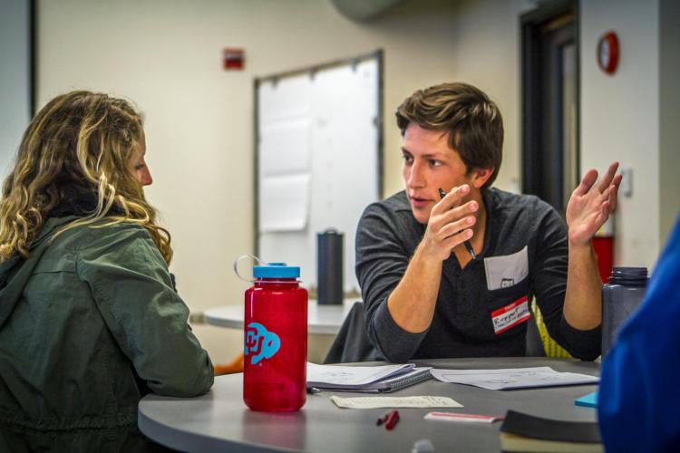 Design for America students collaborate on project